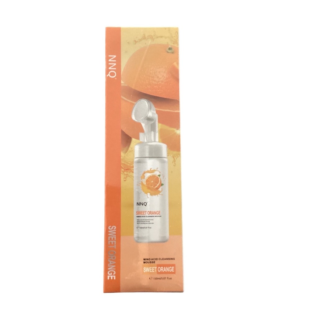 NNQ Sweet Orange Amino Acid‎ Cleansing Mousse 150ml 5.07oz Gentle Face Wash Foam